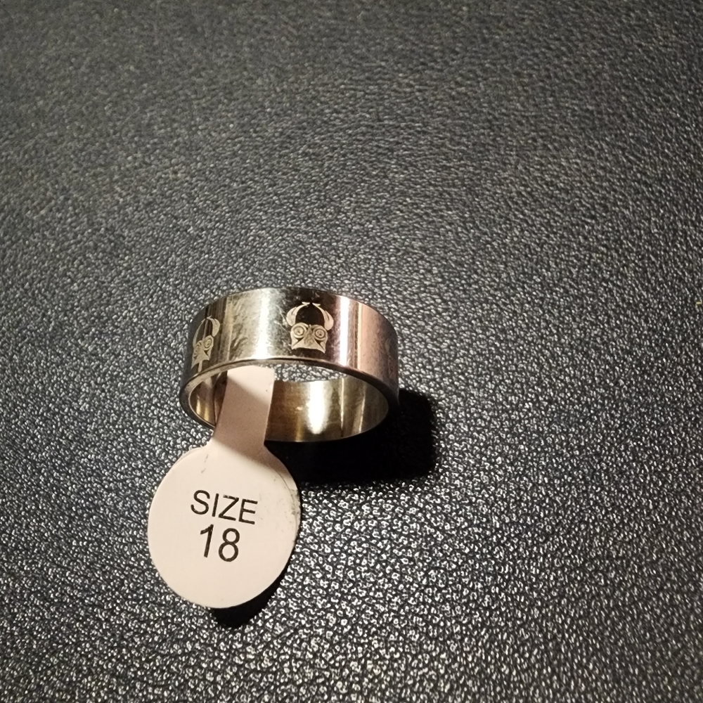 FASHION RINGS OWL PATTERN STAINLESS STEEL RINGS  NWT UNISEX